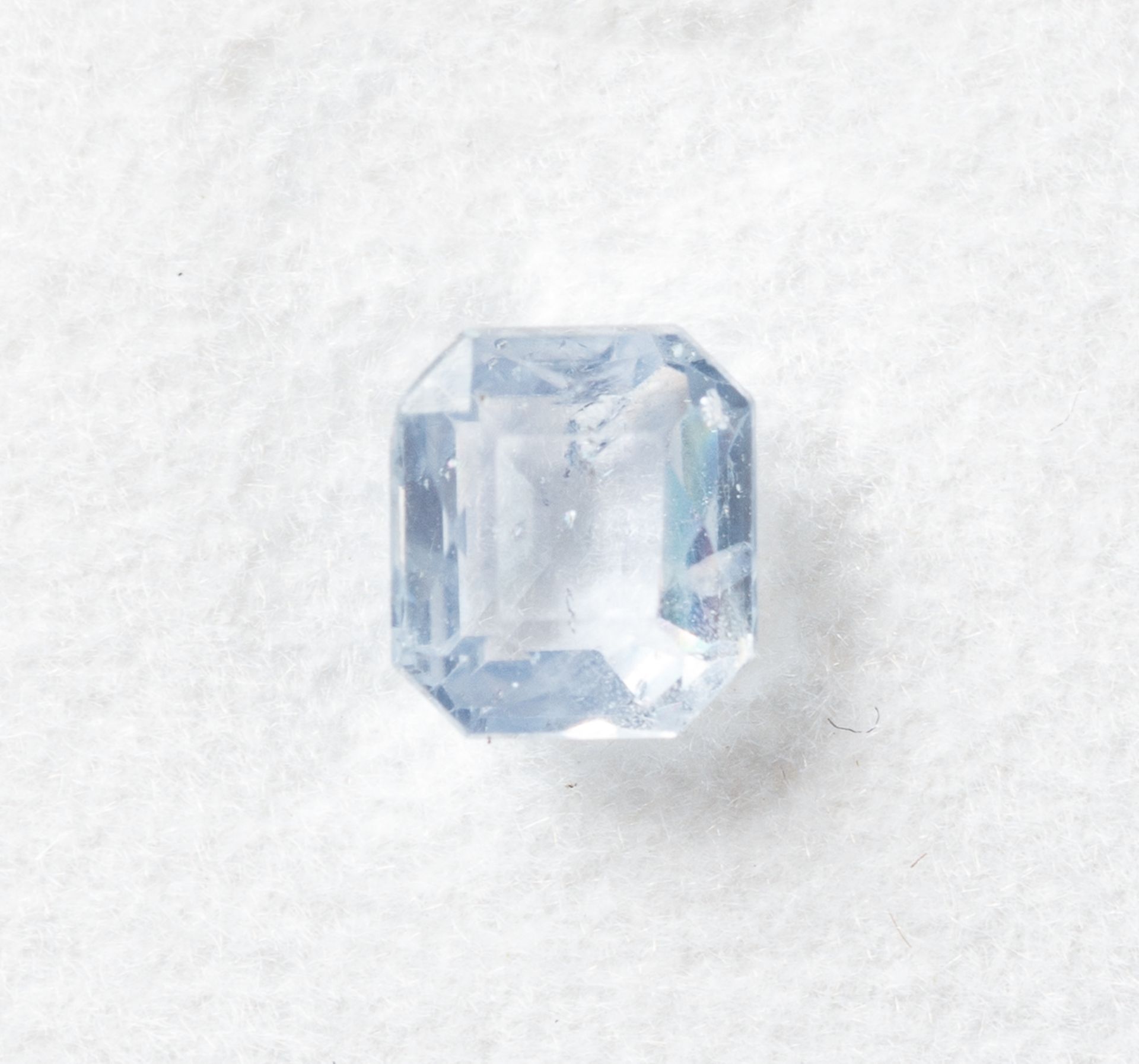 Loser blauer Saphir, oktagonal geschliffen, 0,85 ct.