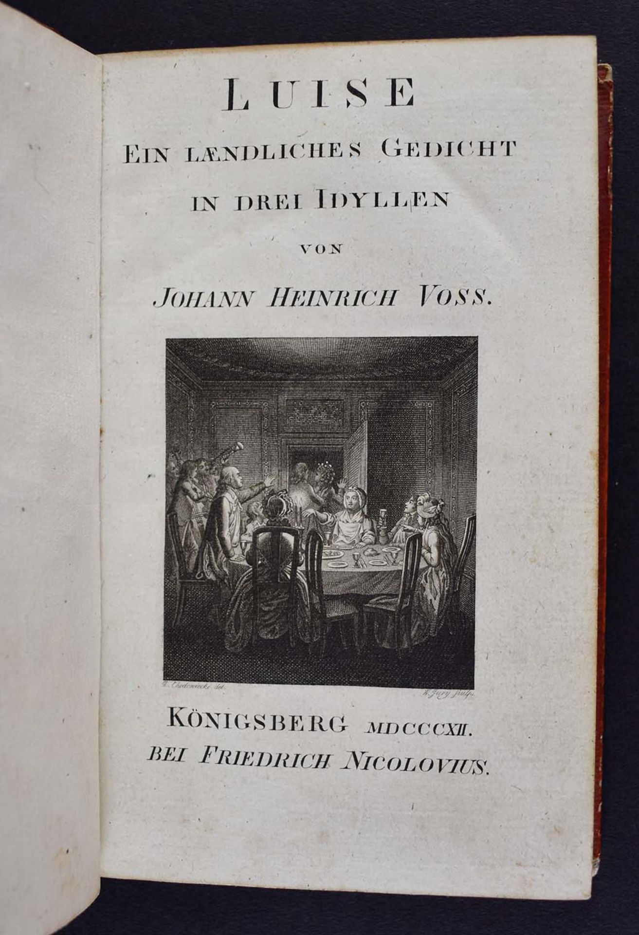 Voss, Johann Heinrich. Luise. Ein laendliches Gedicht in drei Idyllen. Vollständige Ausgabe, 2.Aufl.
