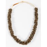 Halskette aus Gelbgussgliedern. Westafrika. L 70 cm