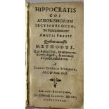 Scheffler, Johannes. Hippocratis Coi Aphorismorum Sectiones Octo. Lugduni Batavorum (Leiden), Ex