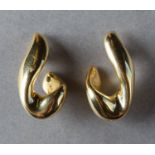 Paar goldene Ohrstecker. 14 ct. GG, 4,6 g