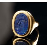 Lapislazuli-Herrenring.