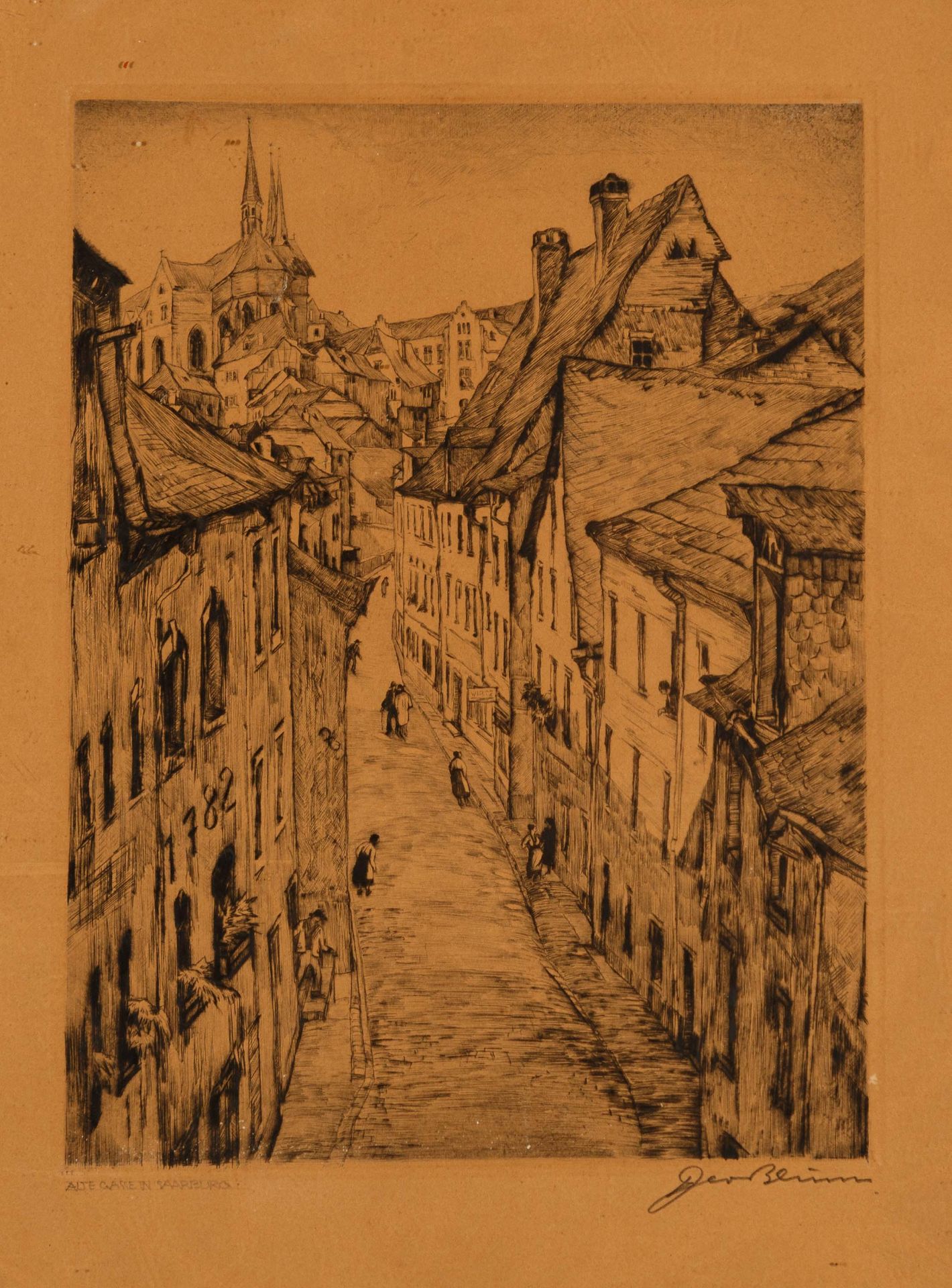 Künstler um 1920.