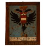 Wappentafel der Kaiserlichen Reichspost 1773