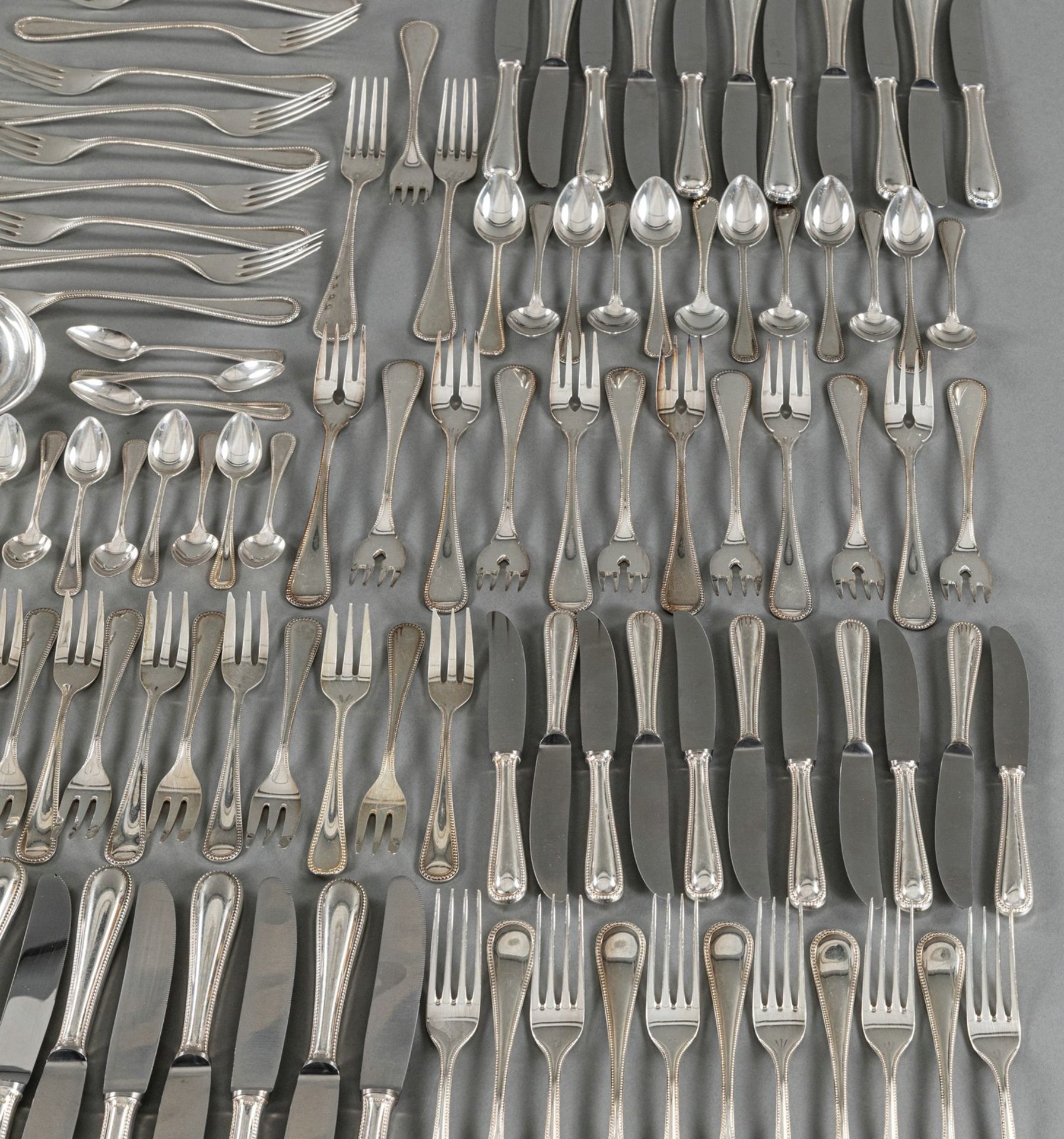 A SILVER CUTLERY FOR MOSTLY 11-12 PEOPLE - Image 5 of 12