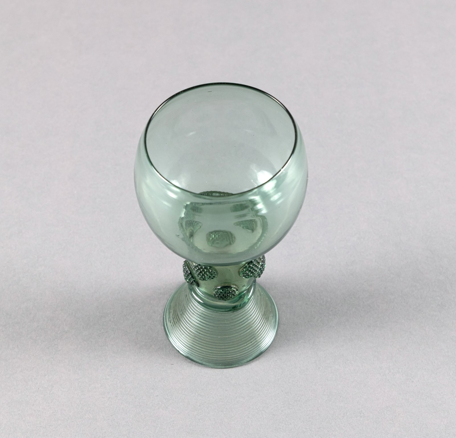 A GERMAN GLASS RUMMER, - Image 5 of 5