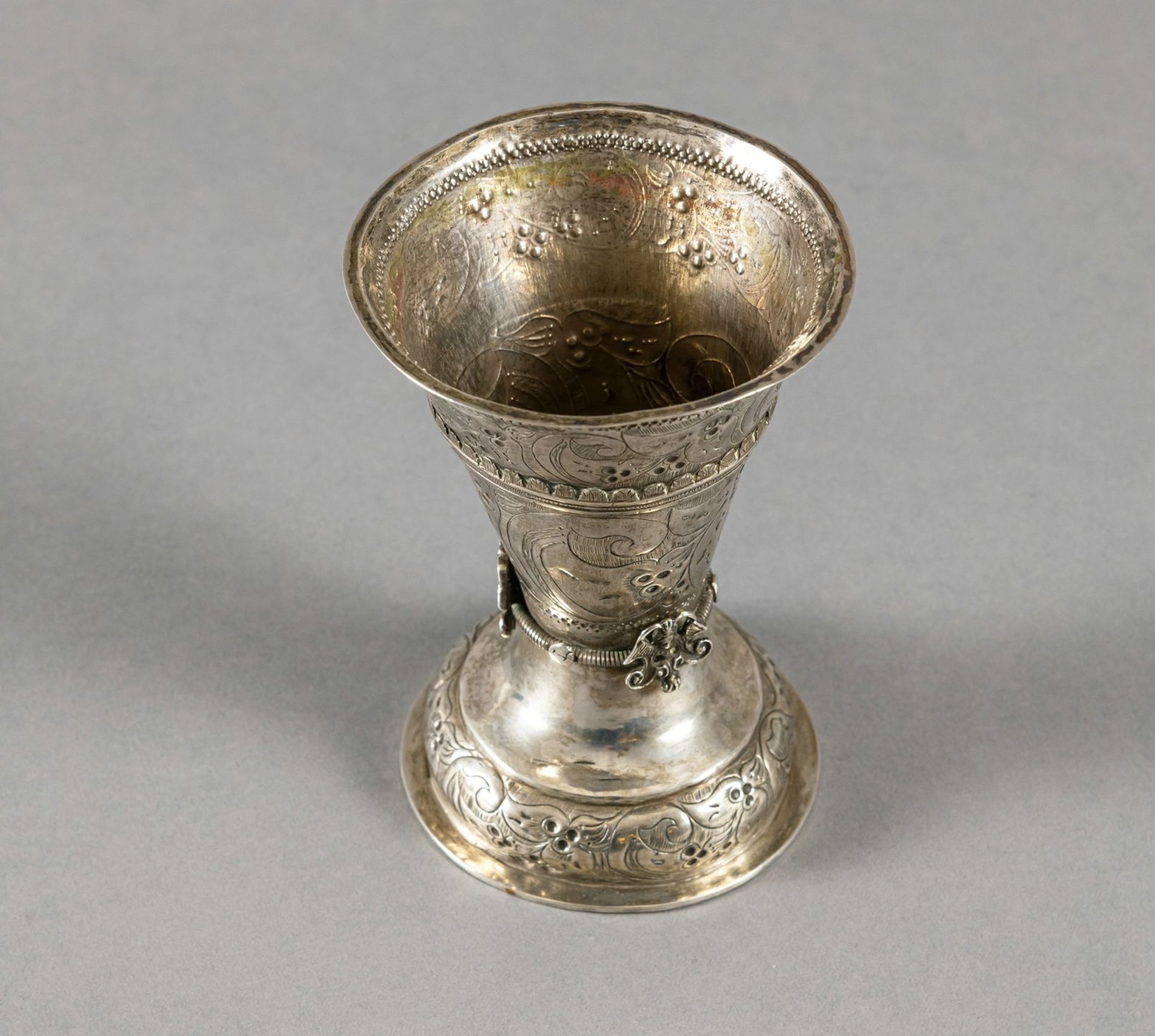 A PROBABLY NORVEGIAN SILVER BEAKER, - Image 6 of 7