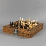 Schach-/Backgammon-Spielkasten,