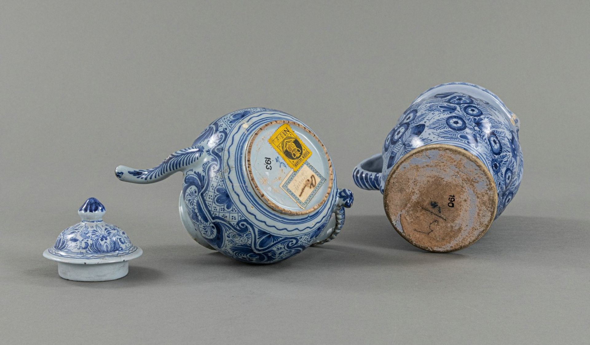 A TEAPOT AND A SO CALLED "WURSTHAFEN", - Image 3 of 7