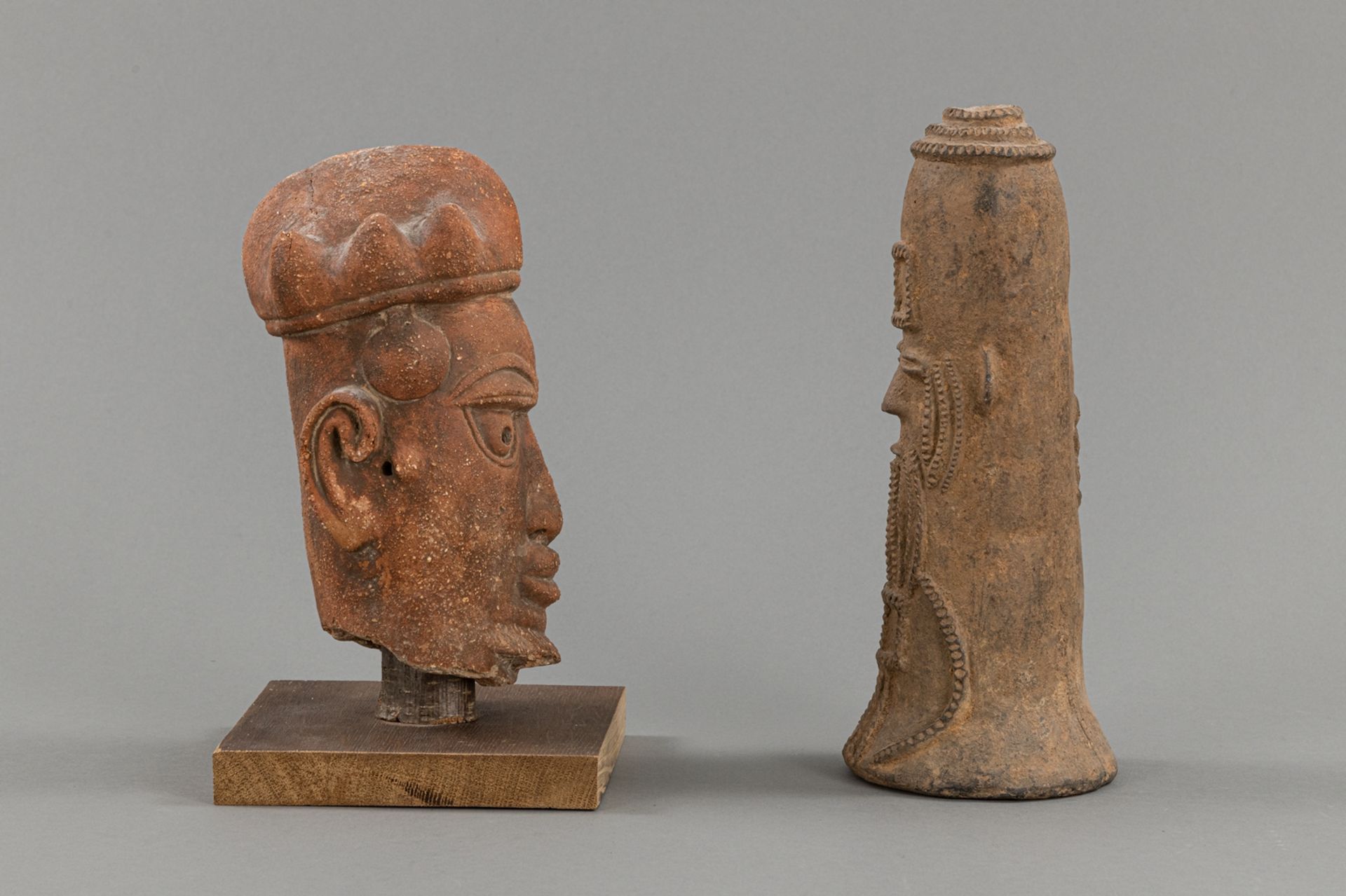 TWO TERRACOTTA FIGURES, ONE IN THE NOK -STYLE - Image 2 of 4