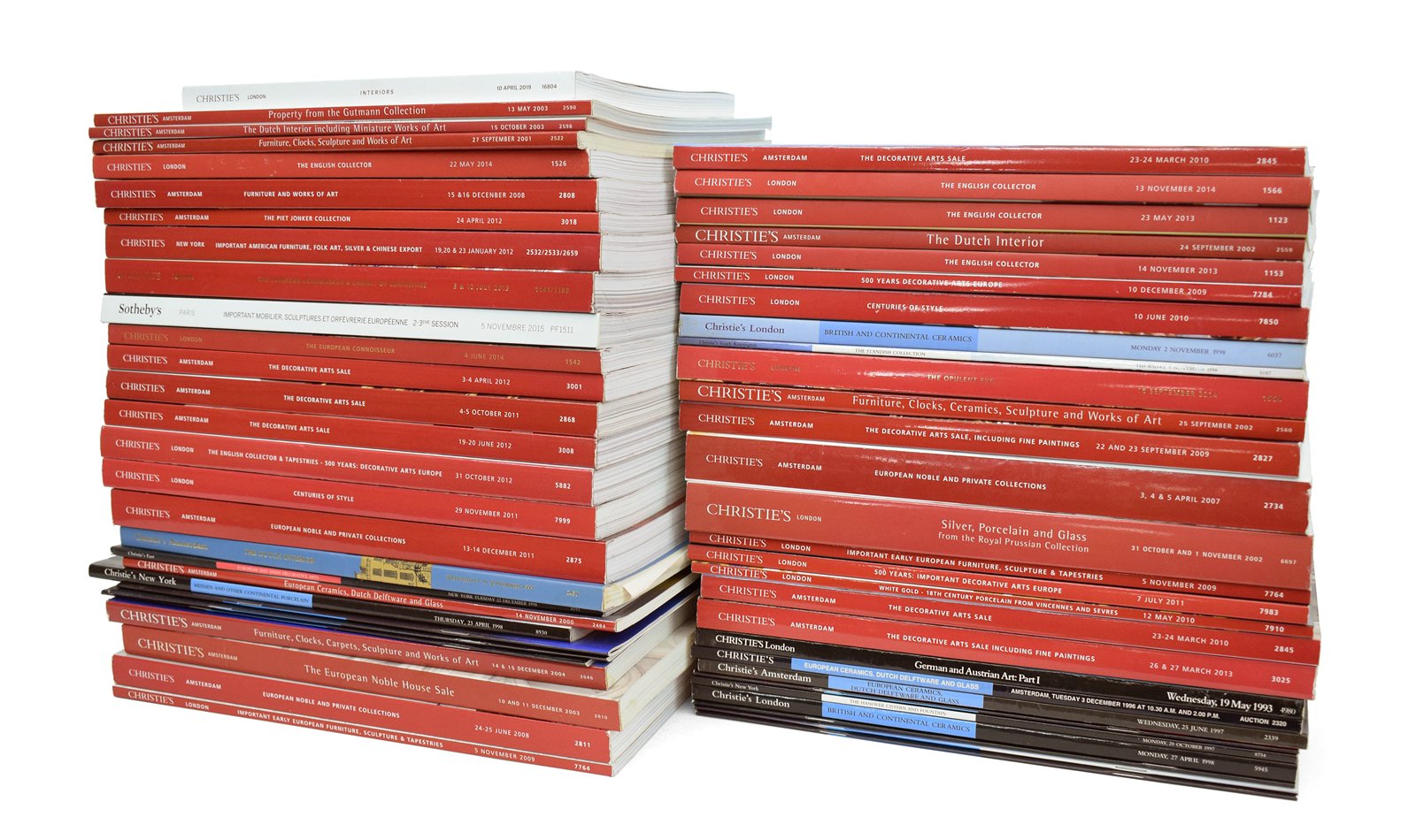 A MIXED LOT OF AUCTION CATALOGUES - CHRISTIE'S