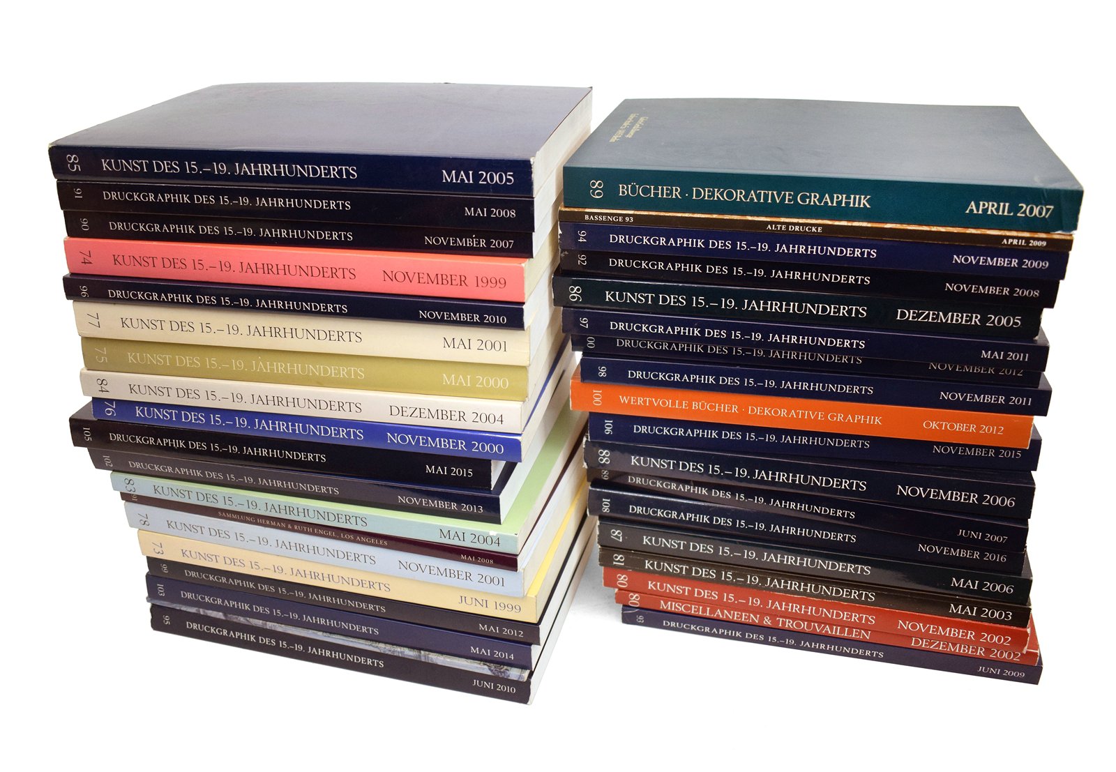 A MIXED LOT OF AUCTION CATALOGUES - BASSENGE/BERLIN
