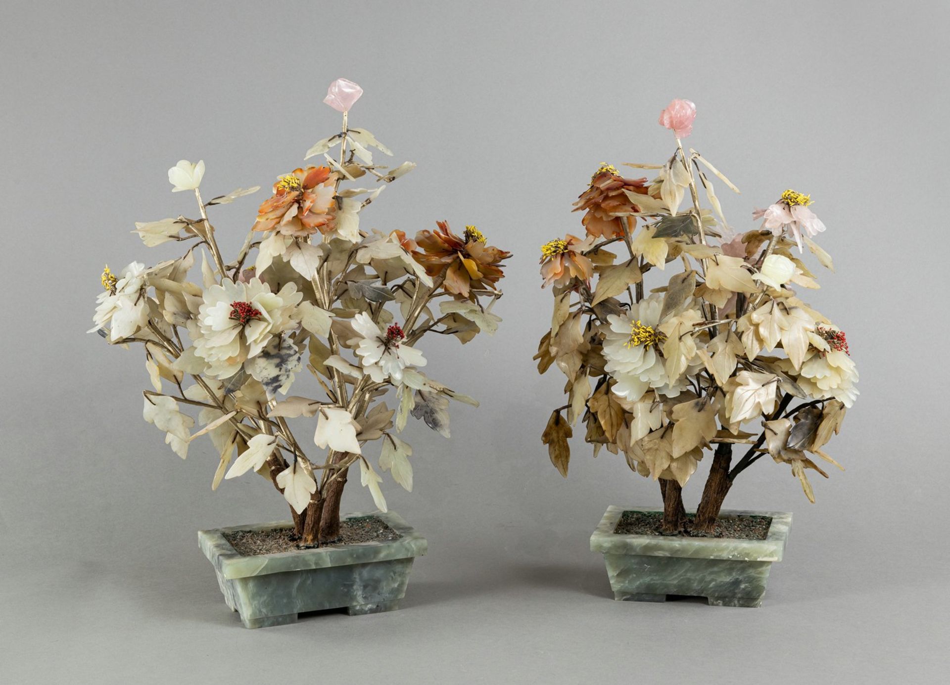 TWO SMALL JADE TREES - Image 5 of 5