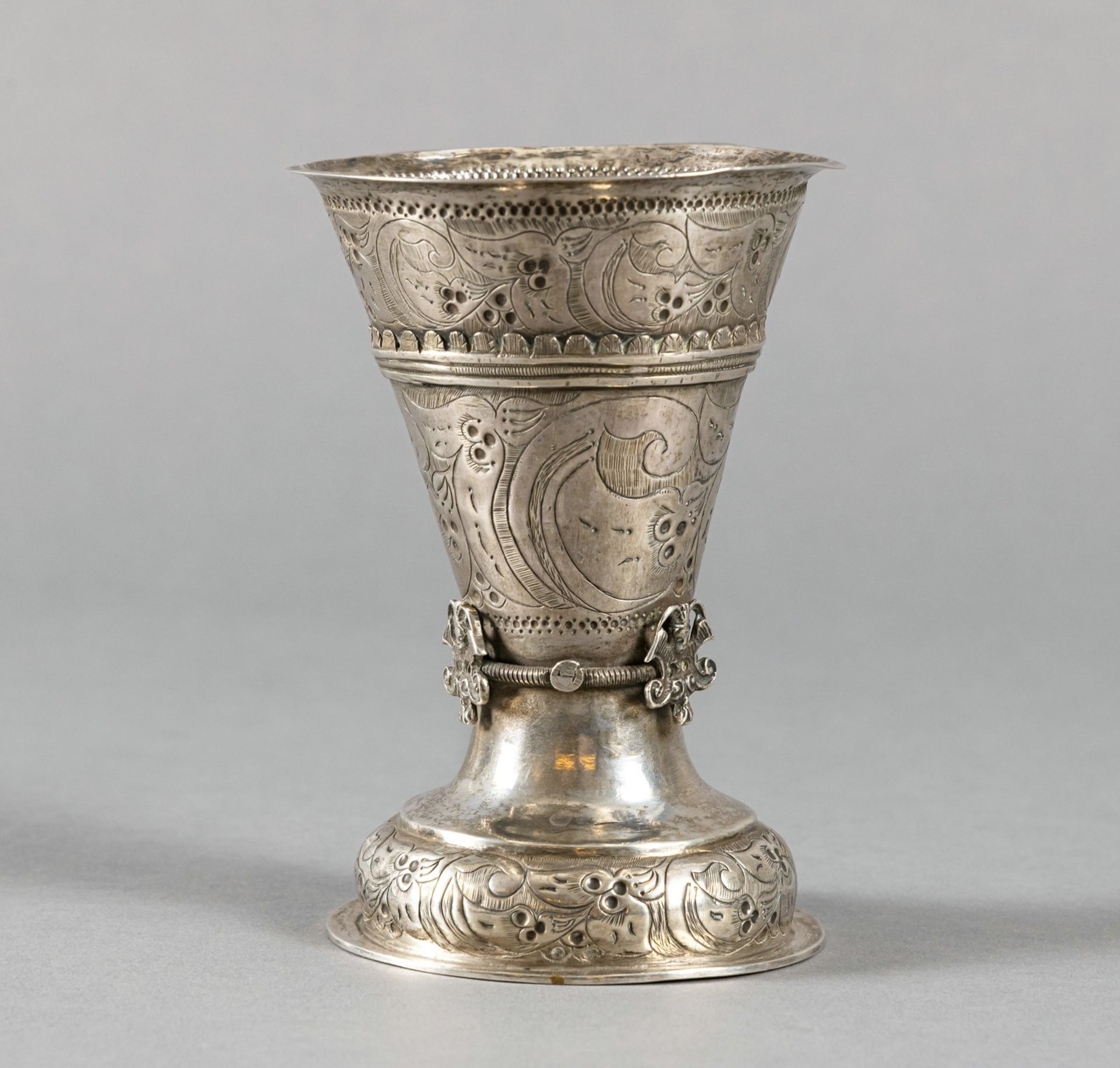 A PROBABLY NORVEGIAN SILVER BEAKER, - Image 2 of 7