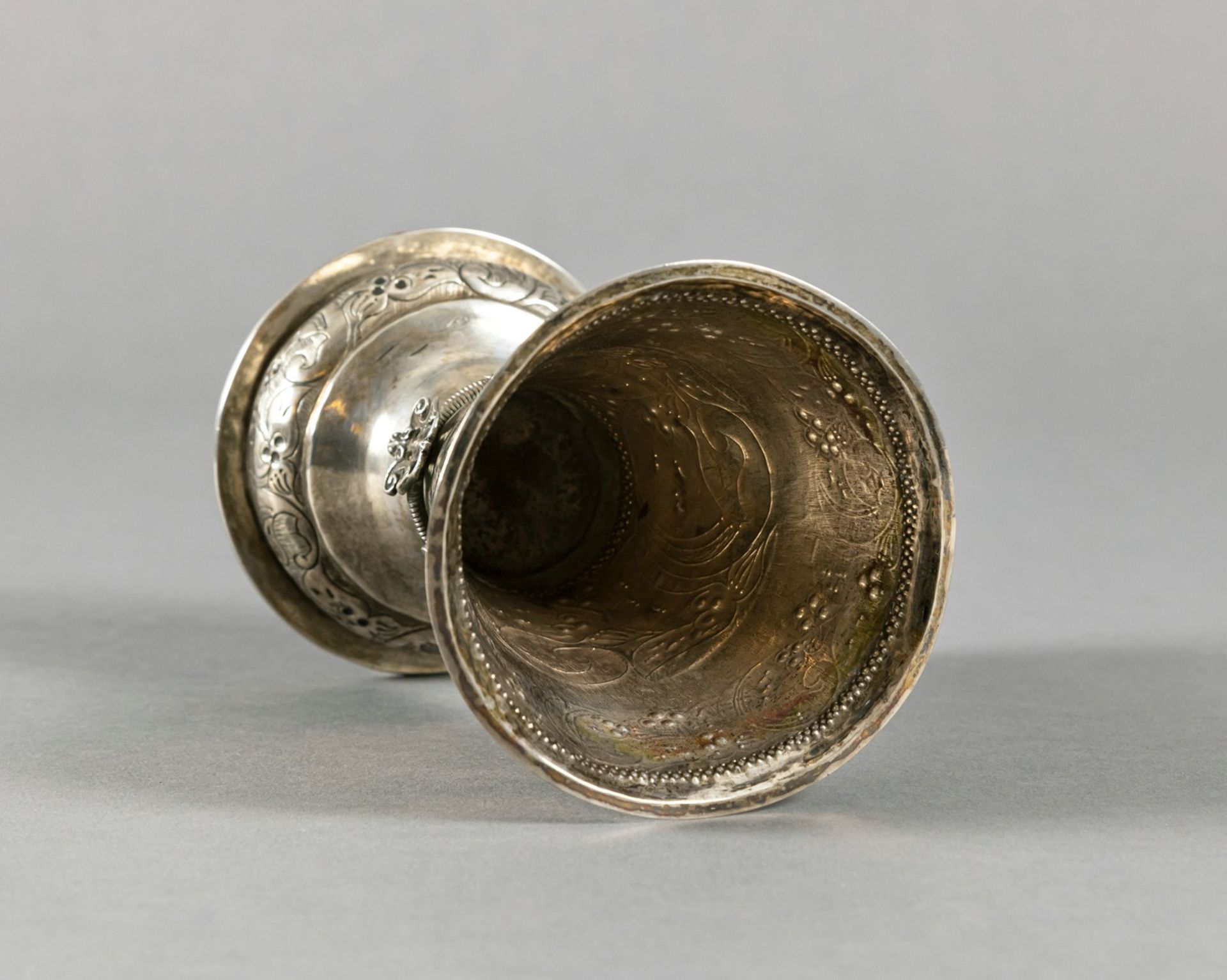 A PROBABLY NORVEGIAN SILVER BEAKER, - Image 4 of 7