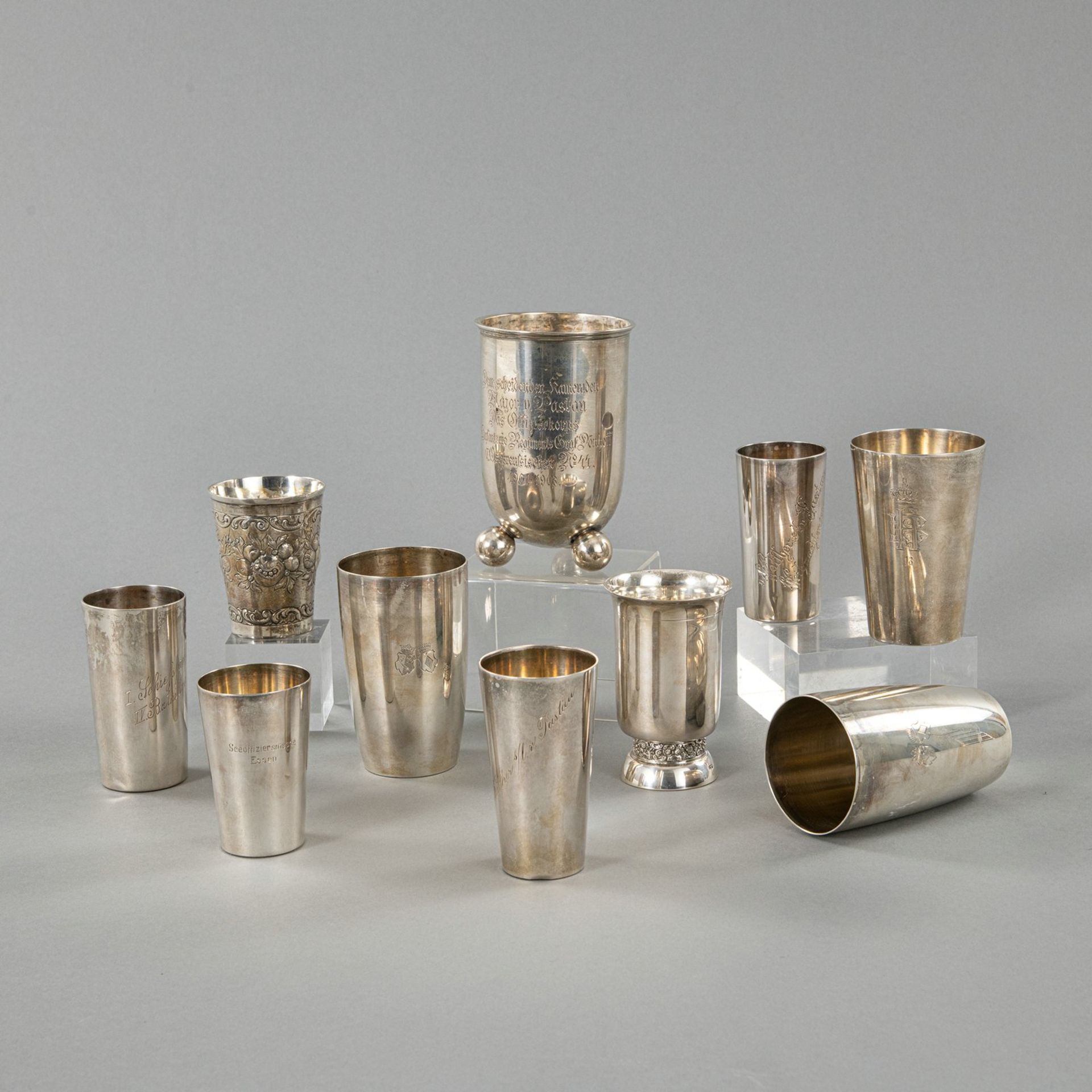 10 SILVER BEAKER