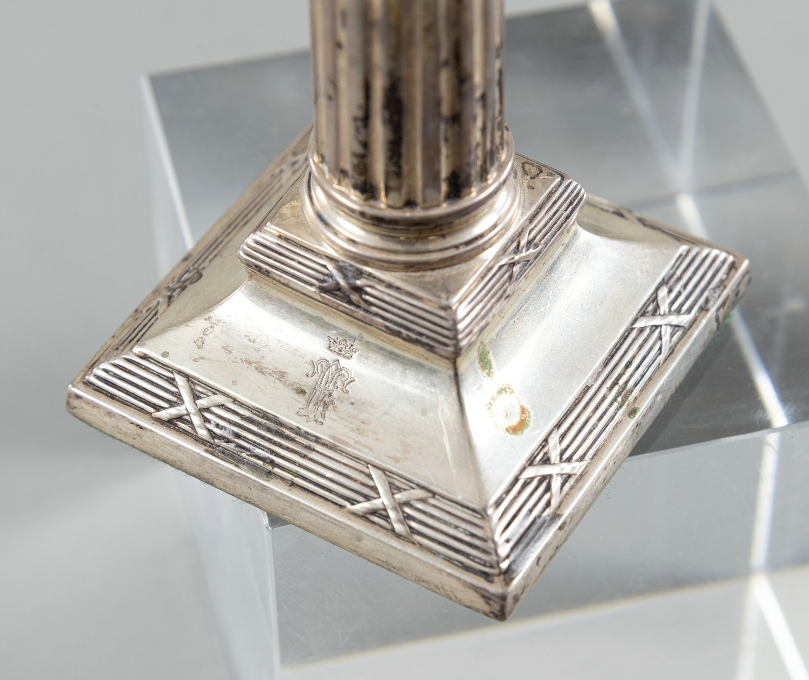 FIVE SILVER CANDLESTICKS - Image 7 of 7