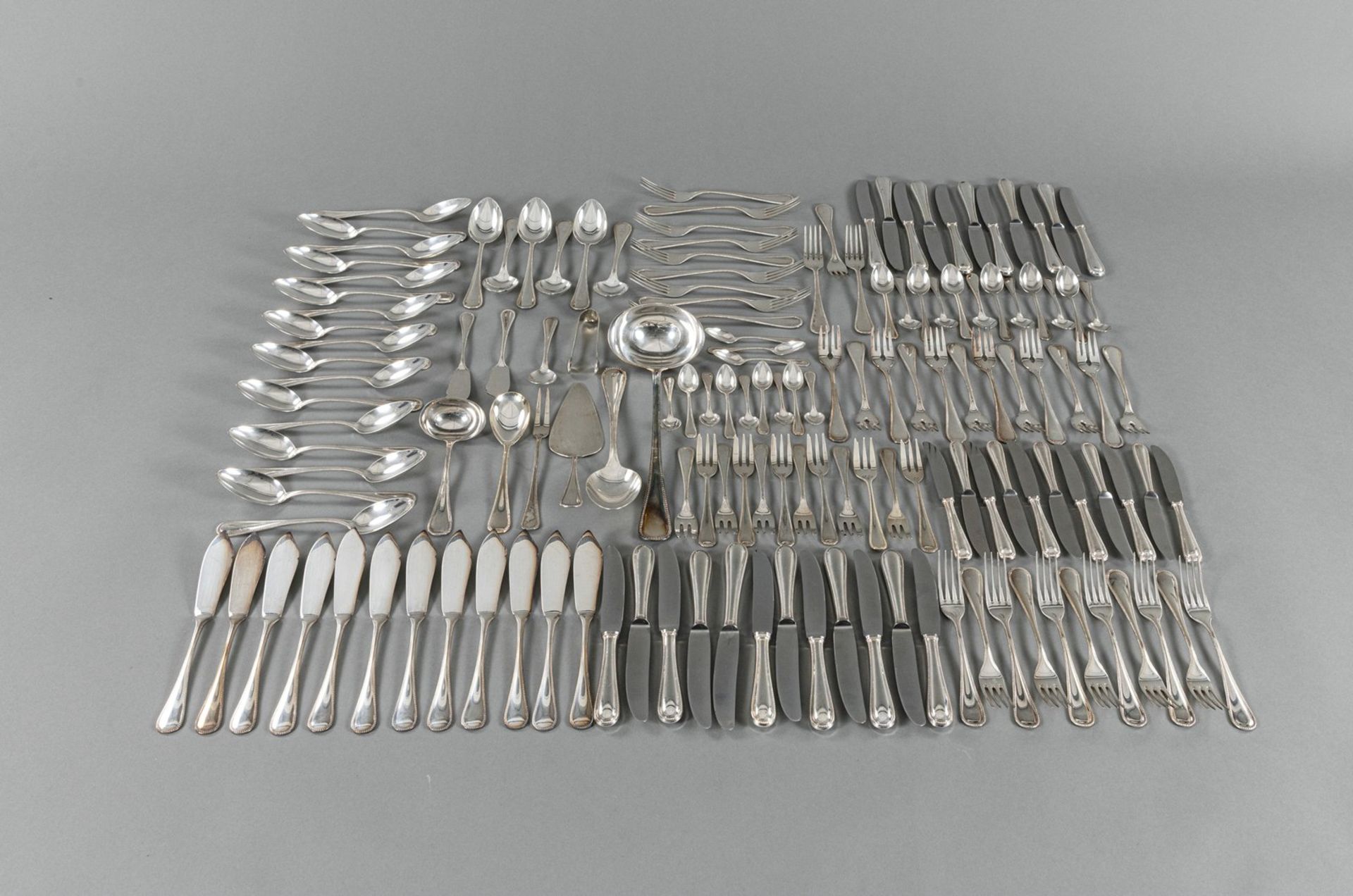 A SILVER CUTLERY FOR MOSTLY 11-12 PEOPLE - Image 2 of 12