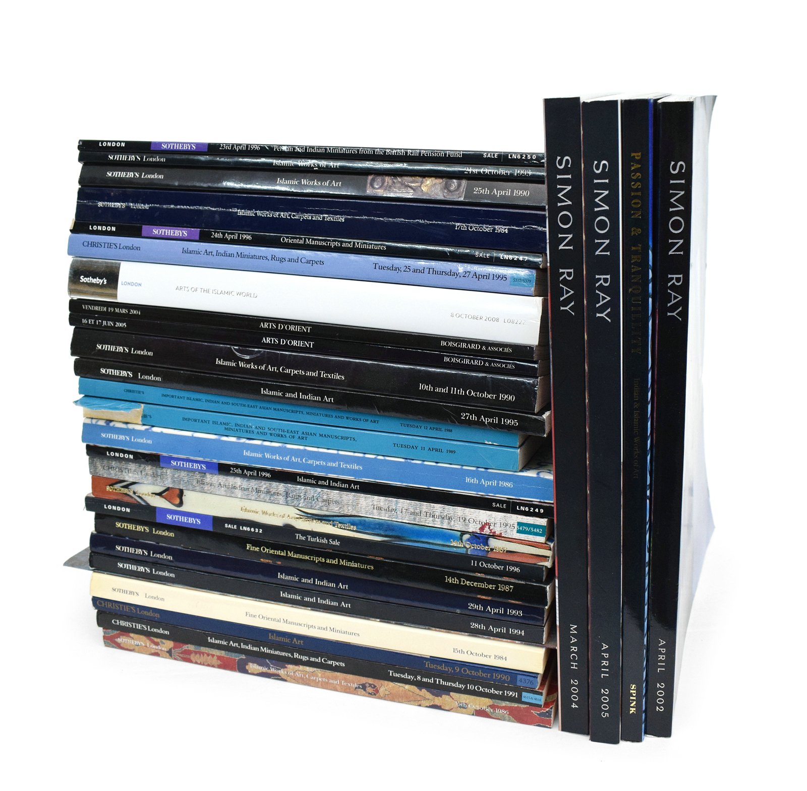 A MIXED LOT OF AUCTION CATALOGUES - SOTHEBY'S/CHRISTIE'S/SIMON RAY