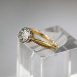 Ring mit Altschliffdiamant