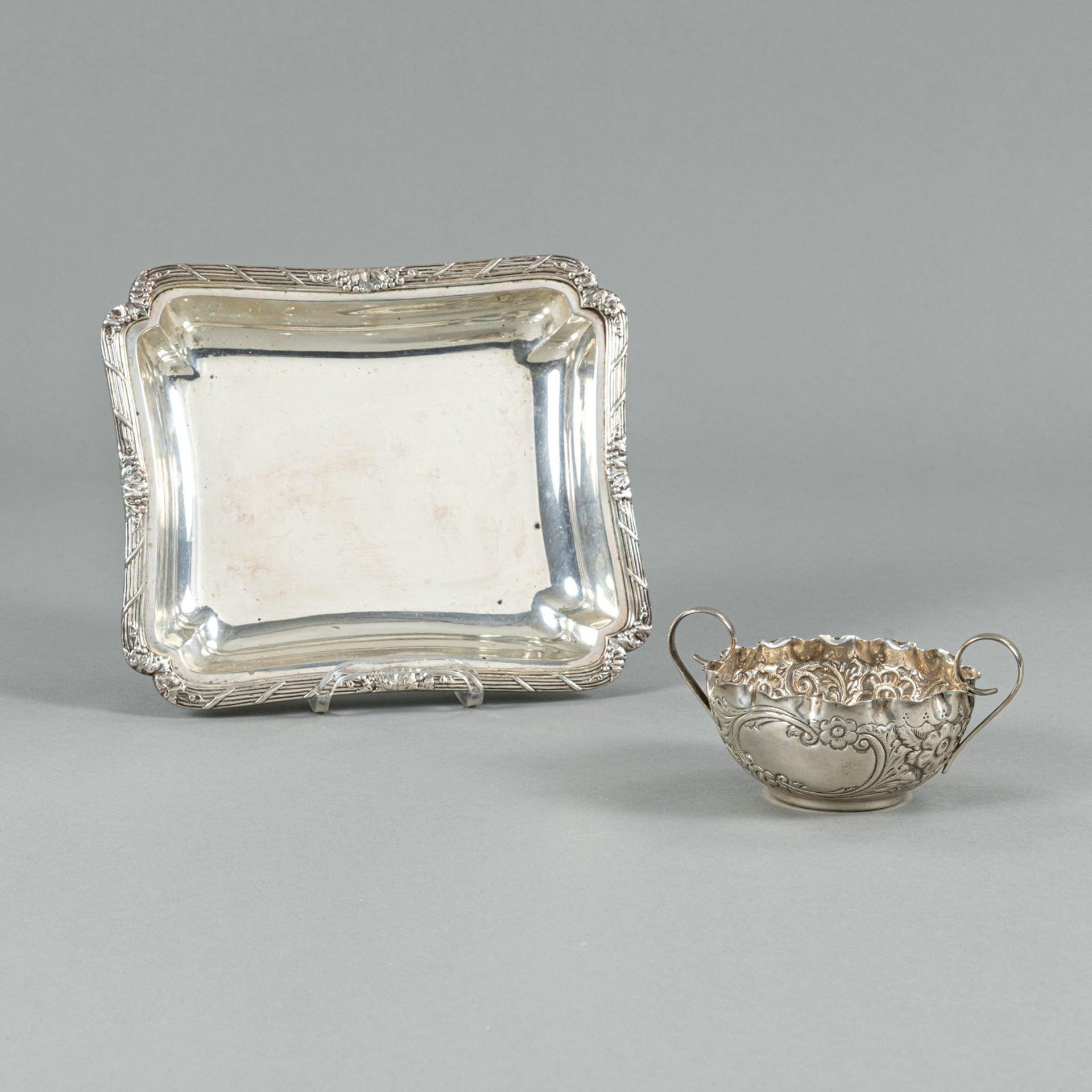 TWO ENGLISH SILVER BOWLS