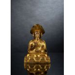 Feine und seltene feuervergoldete Bronze des Changkya Rolpai Dorje