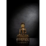 Feine Bronze des Buddha Shakyamuni