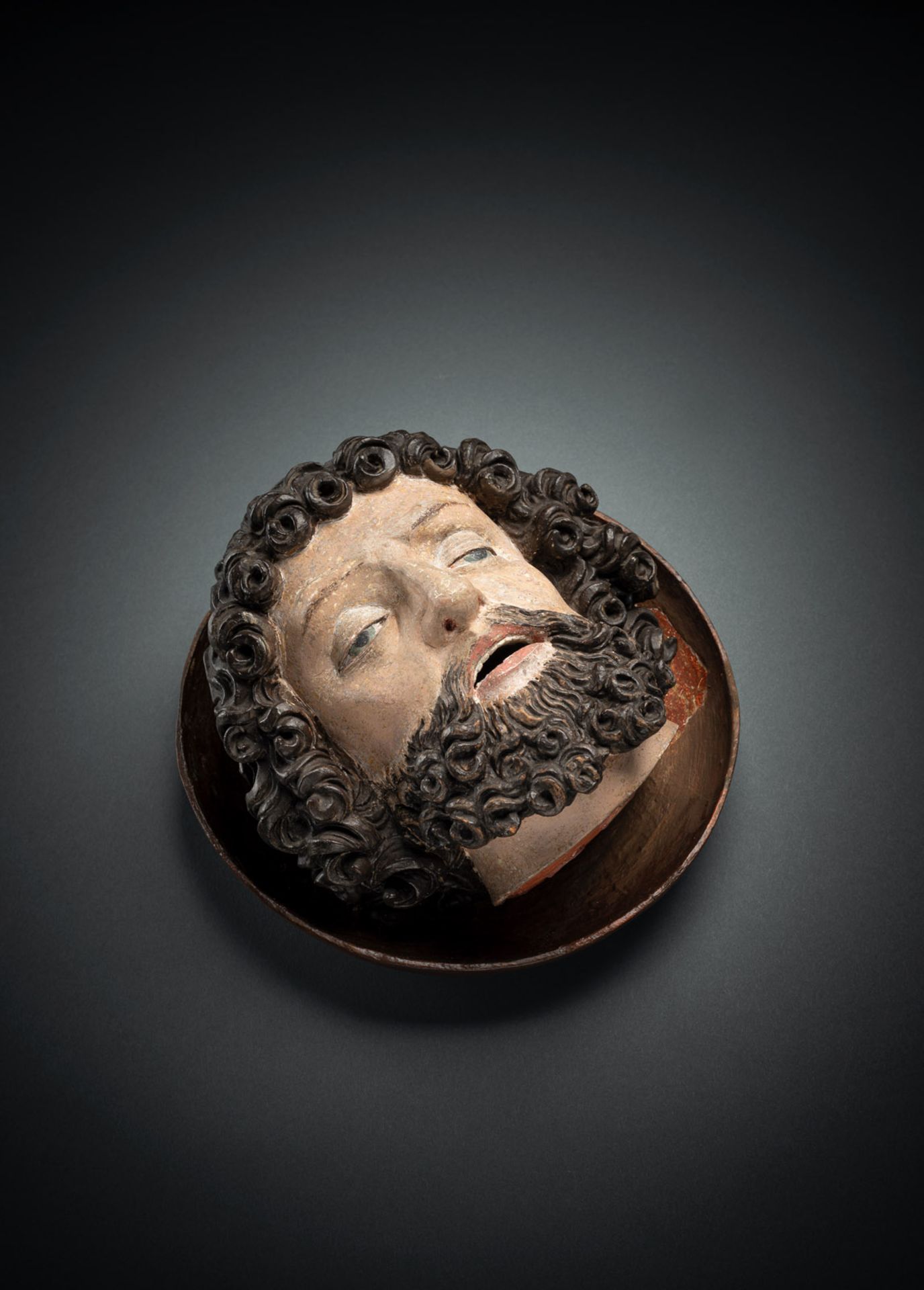 BOCKSDORFER, SEBALD (ATTR) - HEAD OF JOHN THE BAPTIST ON A PLATTER - Image 3 of 9