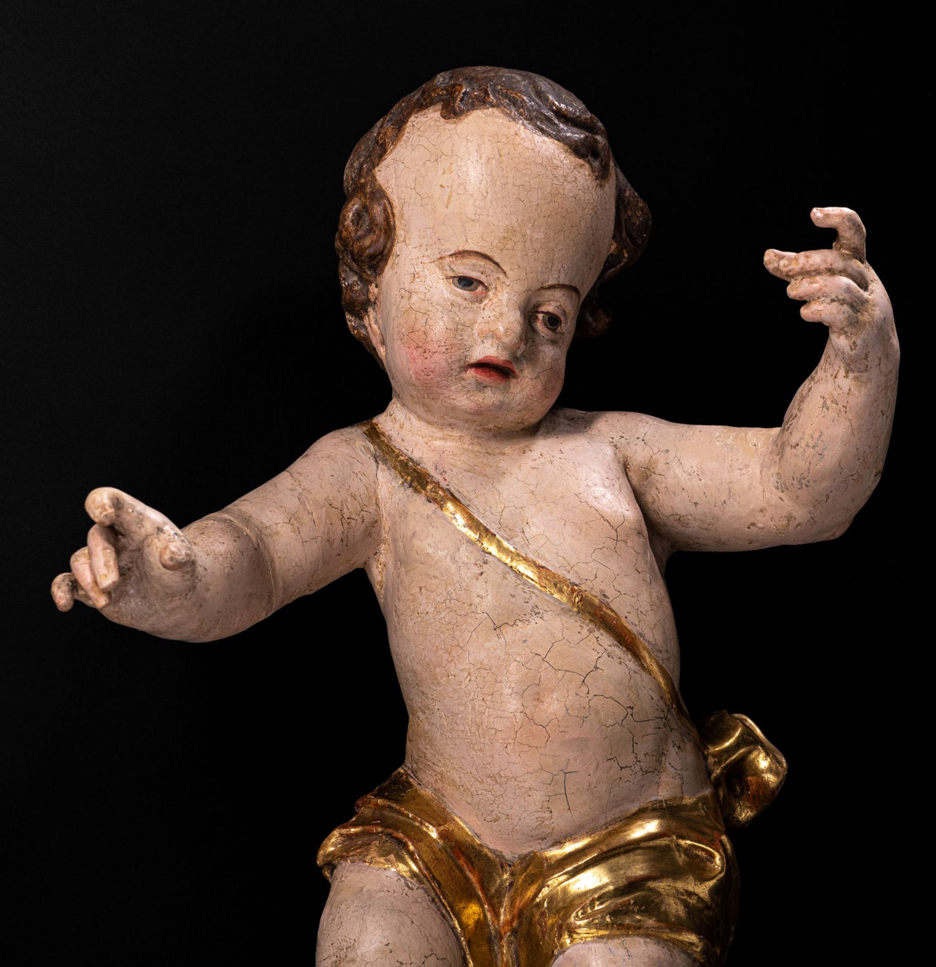 A PAIR OF SOUTH GERMAN BAROQUE PUTTI - Image 2 of 4