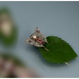 Ascot-Pin mit Schmetterling