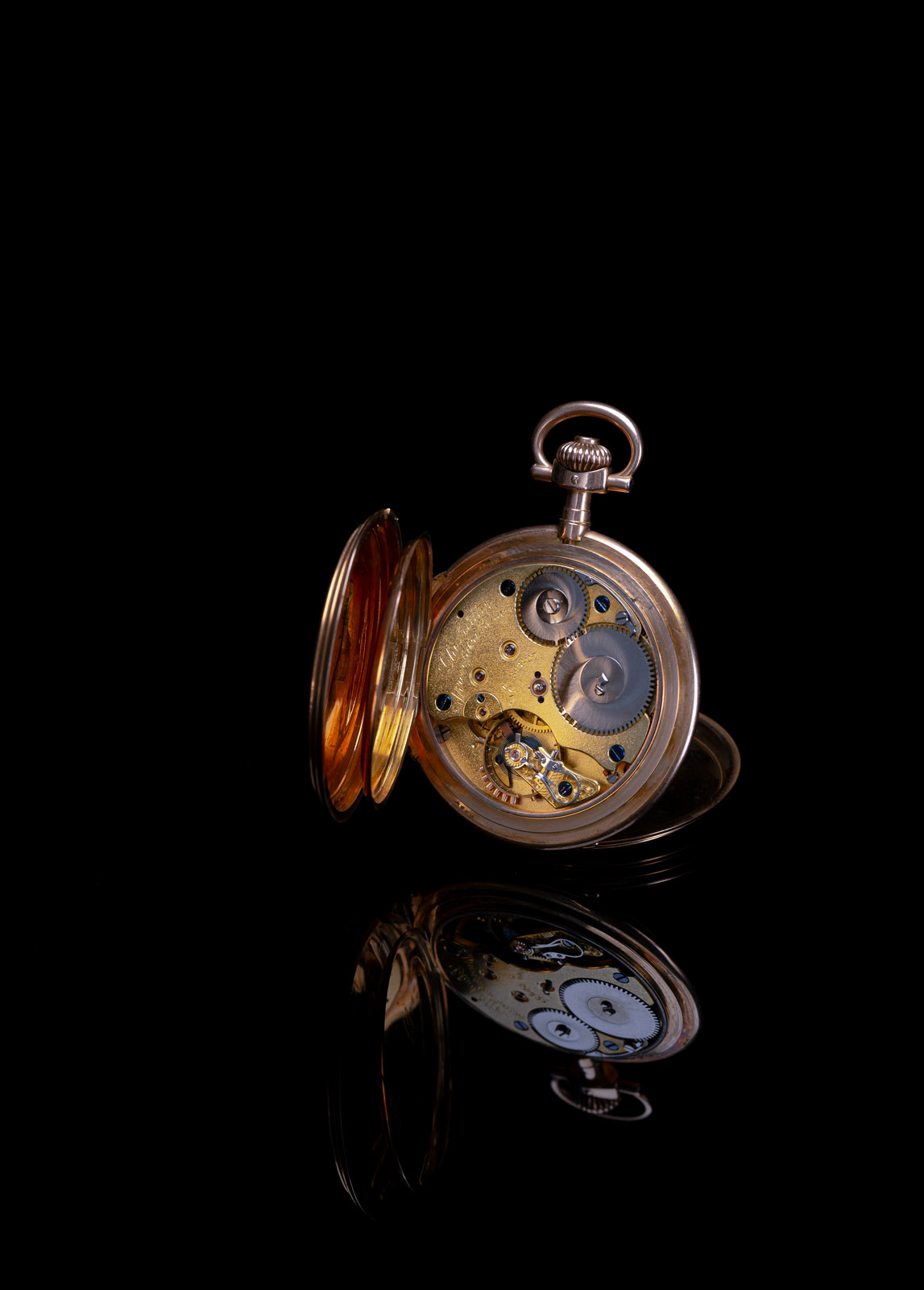 A FINE GENTLEMAN'S SAVONETTE POCKET WATCH - Image 2 of 3