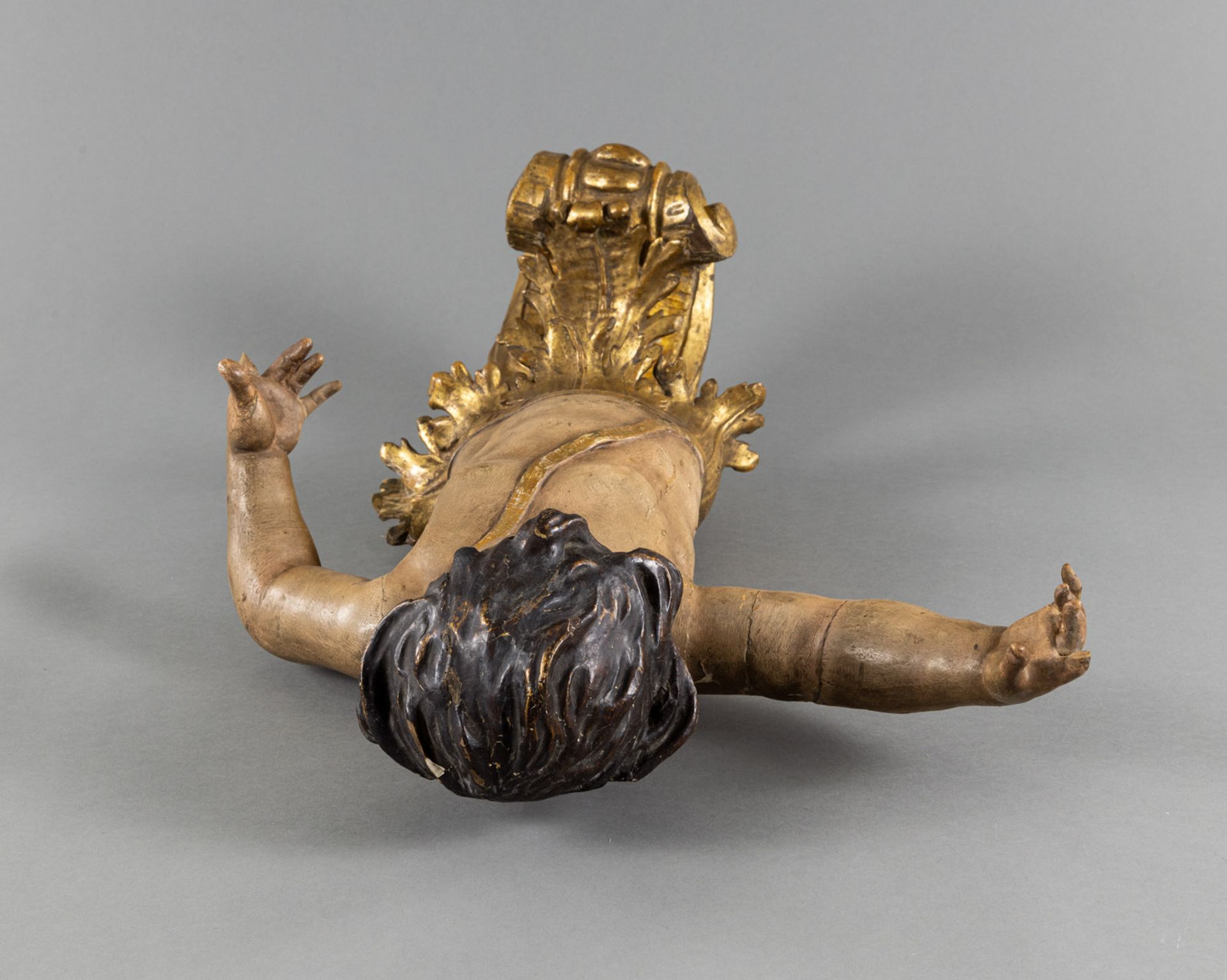 A PAIR OF ROCOCO PUTTI ON ROCAILLES - Image 6 of 15