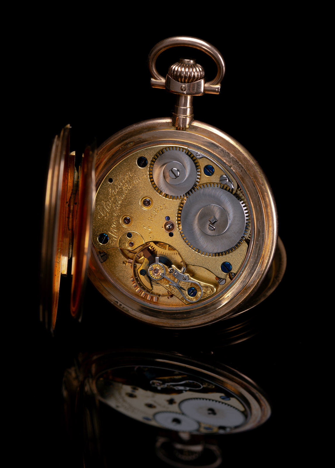 A FINE GENTLEMAN'S SAVONETTE POCKET WATCH - Image 3 of 3