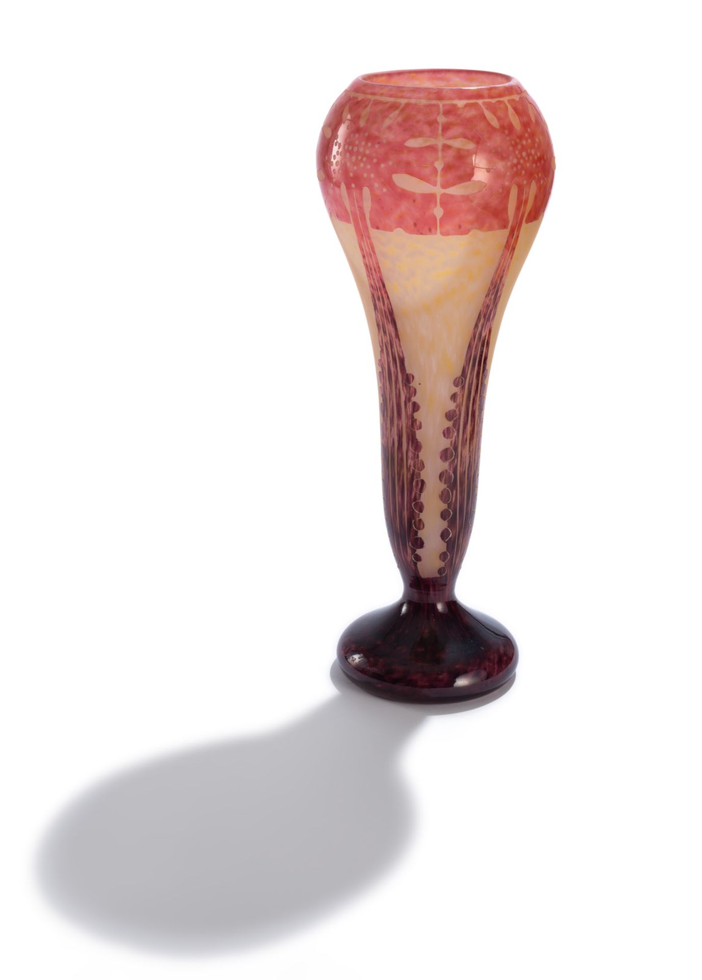 ART DECO GLASS VASE "AMARANTES" - Image 2 of 3