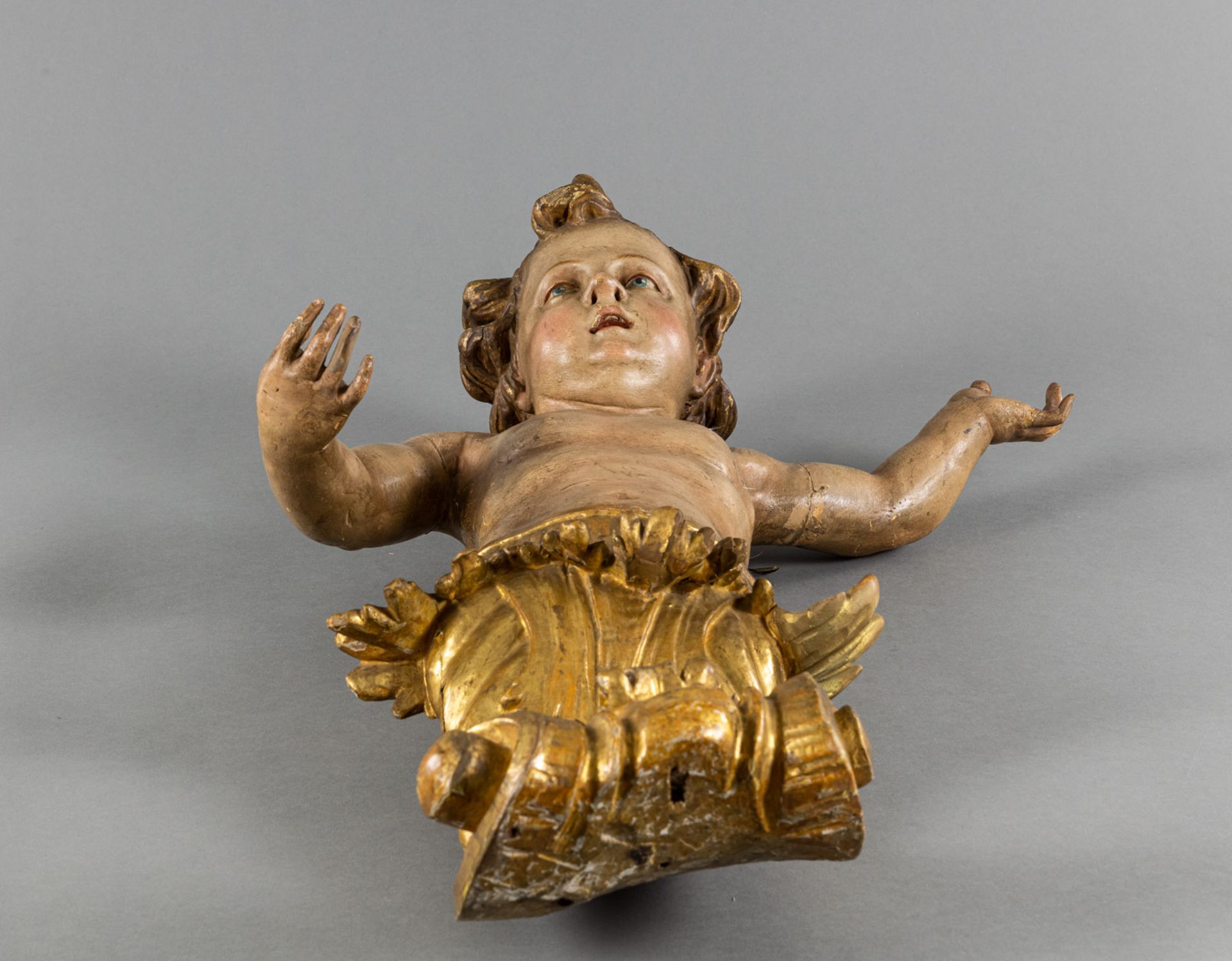 A PAIR OF ROCOCO PUTTI ON ROCAILLES - Image 12 of 15