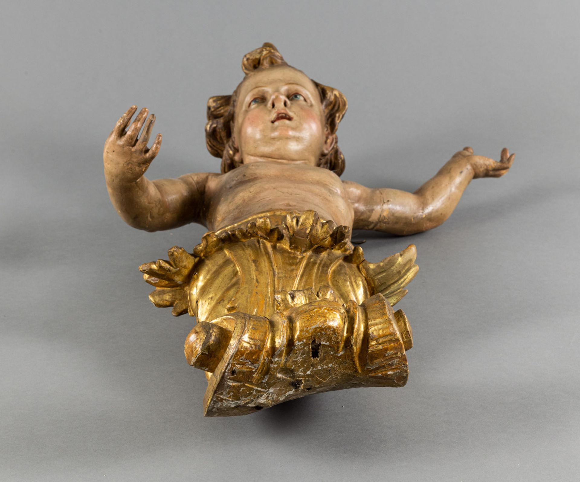 A PAIR OF ROCOCO PUTTI ON ROCAILLES - Image 11 of 15