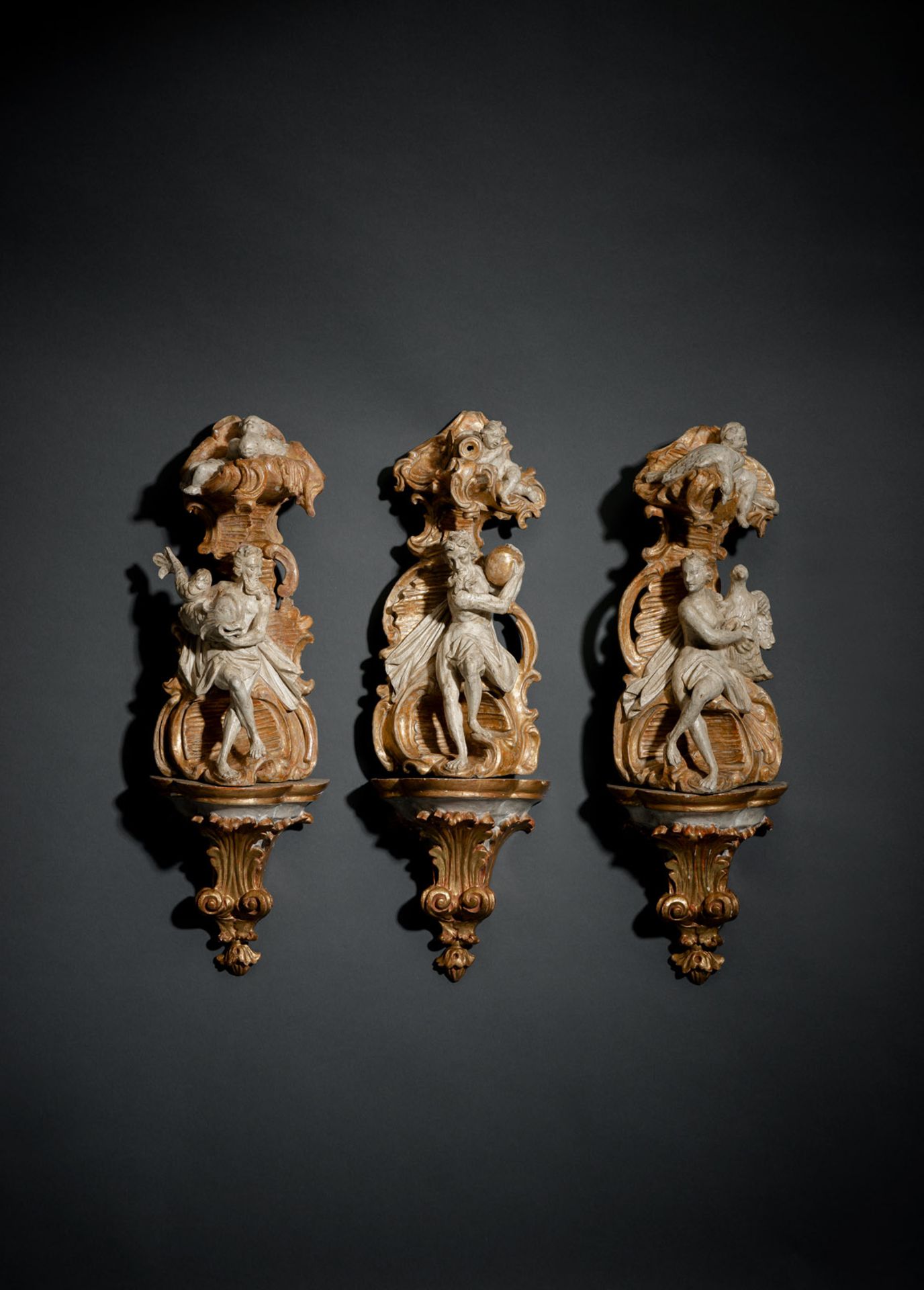 A GROUP OF THREE BOZZETTI DEPICTING LEDA - ATLAS AND POSEIDON - Image 2 of 20