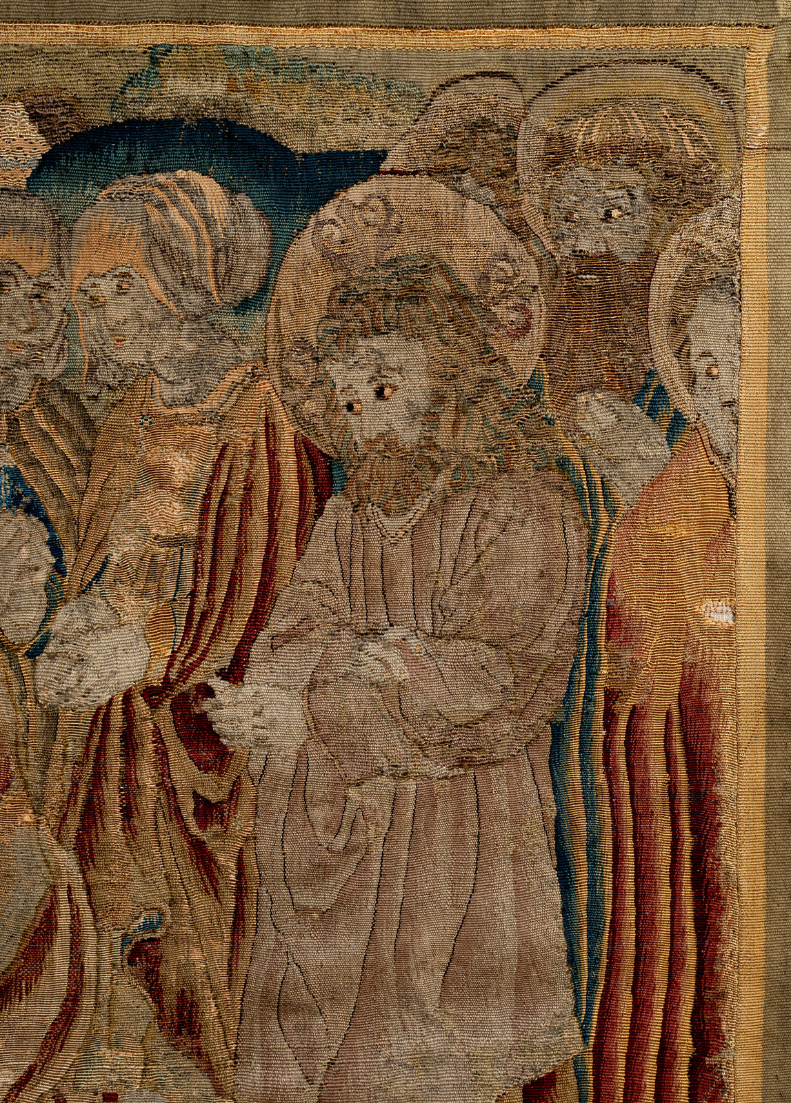 A RARE SMALL SIZE RENAISSANCE TAPESTRY PANEL - Image 3 of 5