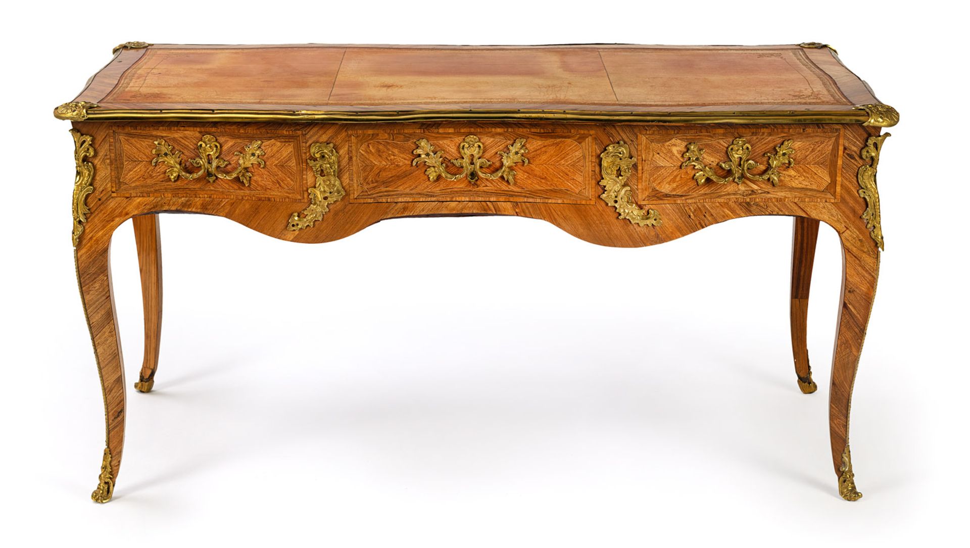 A LOUIS XV ORMOLU-MOUNTED KINGWOOD BUREAU PLAT - Image 2 of 17