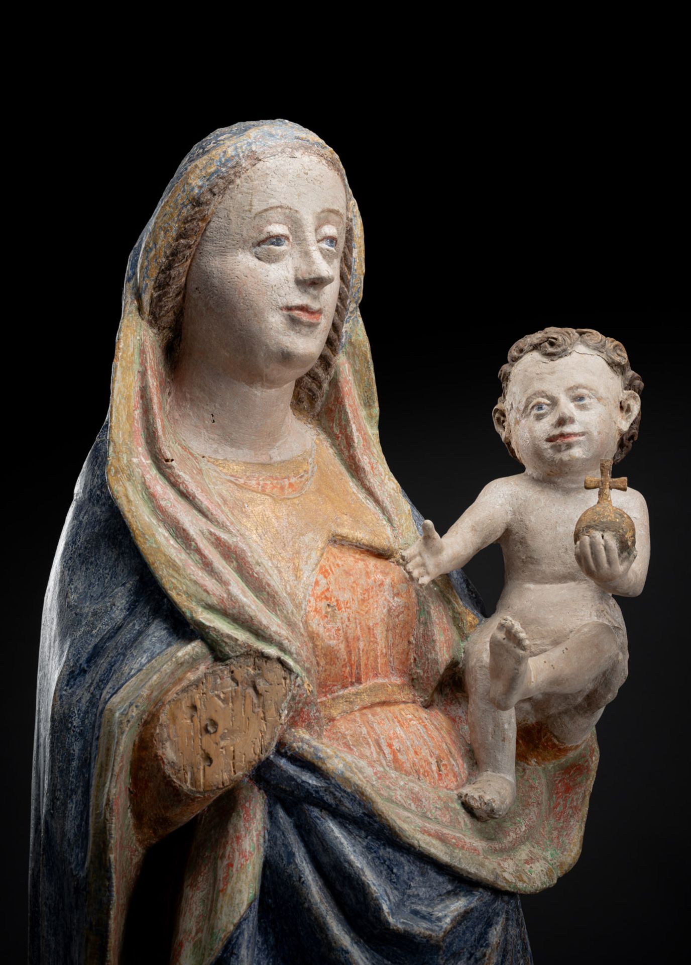 VIRGIN AND CHILD - Image 6 of 7