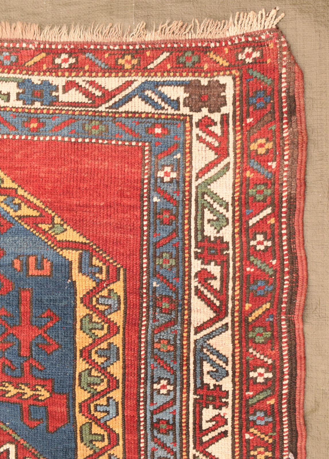 TWO SEMI-ANTIQUE VILLAGE RUGS - Image 8 of 12