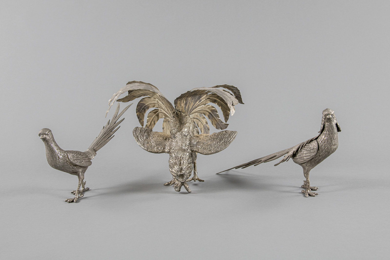 THREE SILVERPLATE BIRDS - Image 3 of 4