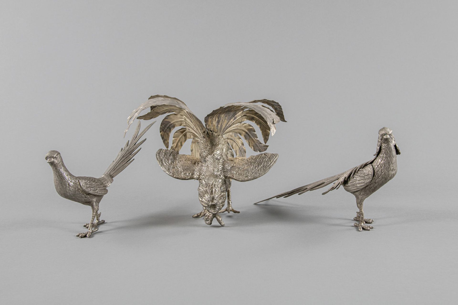 Drei plastische Vögel als Tafeldekoration - Bild 3 aus 4