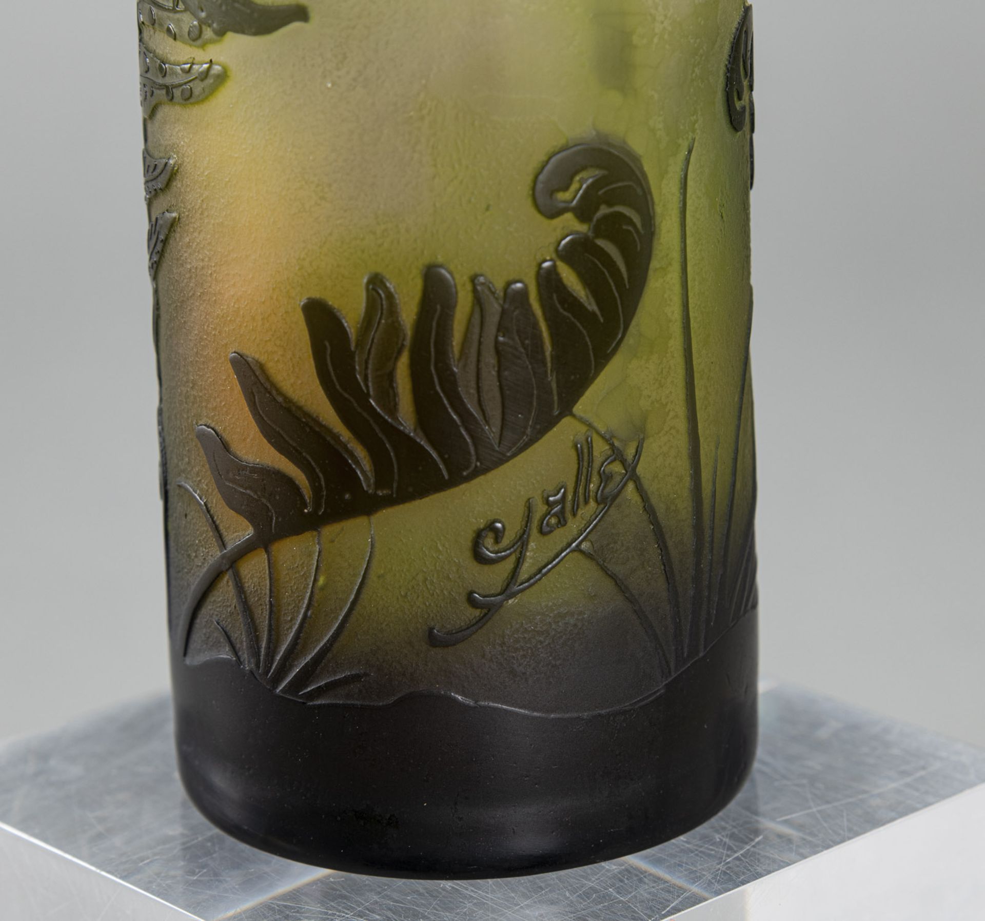 Vase mit "Fougères"- Dekor - Bild 5 aus 5