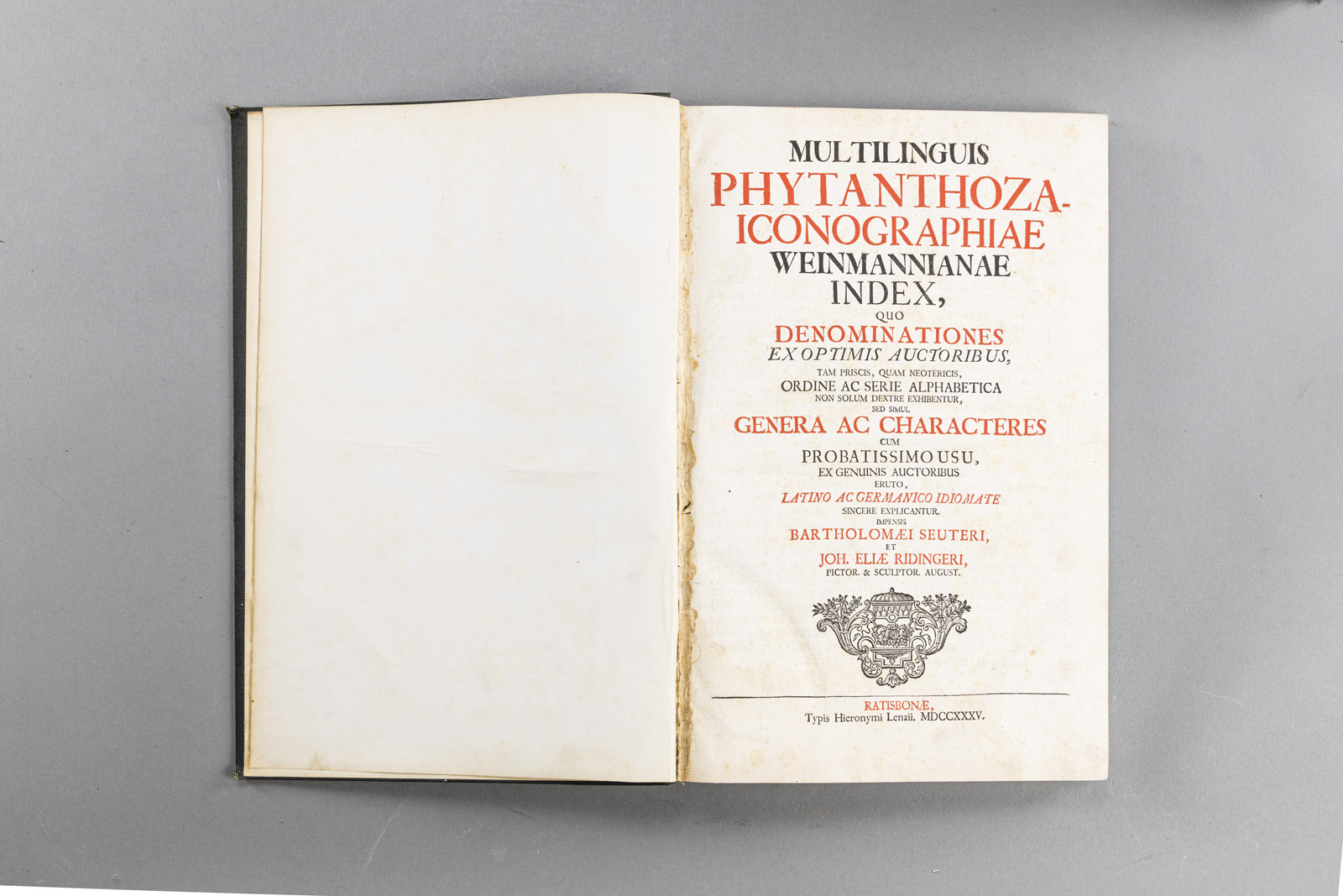 Weinmann, J.W., Phytanthoza Iconographia, 4 text vol. - Image 3 of 4