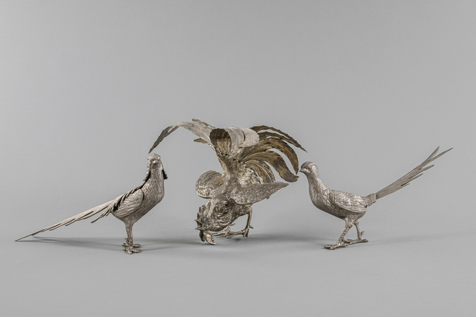 THREE SILVERPLATE BIRDS - Image 2 of 4