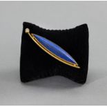 Brosche mit Lapis-Lazuli