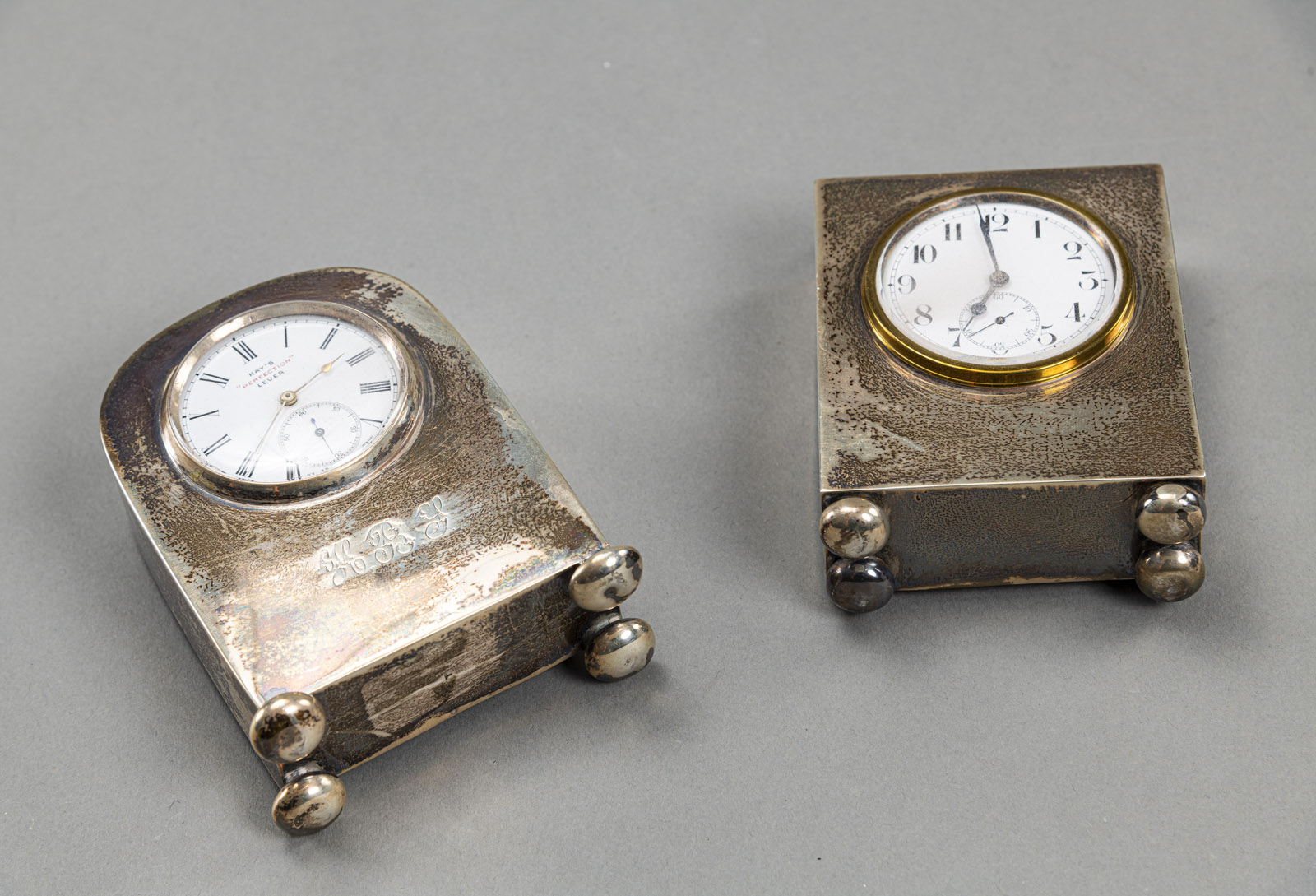 TWO ENGLISH TRAVEL ALARM CLOCKS - Image 8 of 9