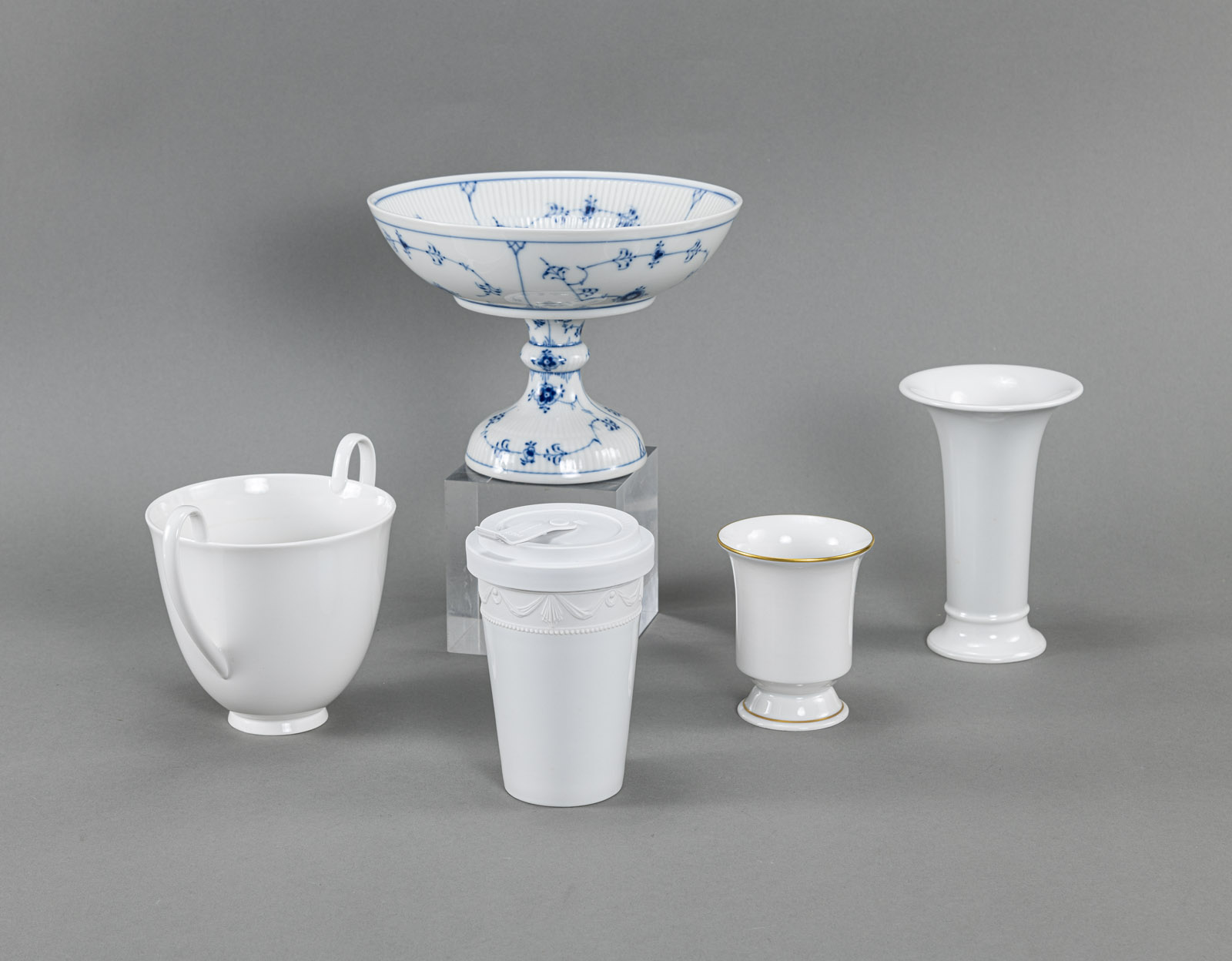 Drei Vasen, Shaker, Aufsatzschale - Bild 2 aus 4