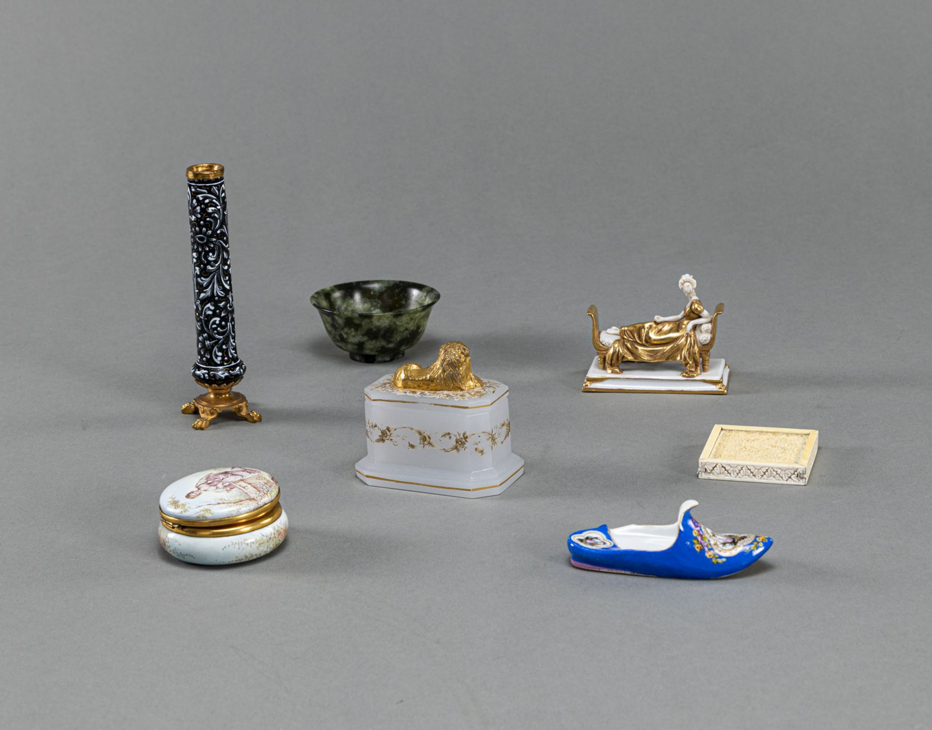 Zierväschen, Döschen, Schuh, Miniaturfigur - Bild 3 aus 5